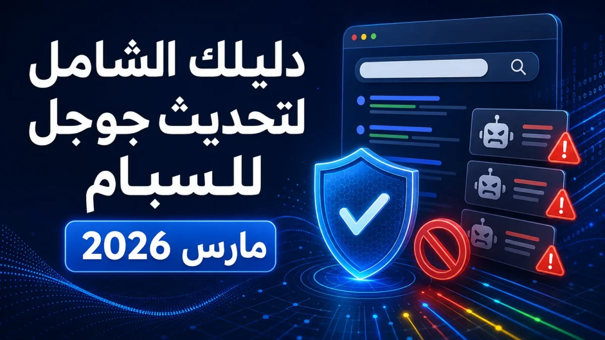 دليلك الشامل لتحديث جوجل للسبام (مارس 2026)