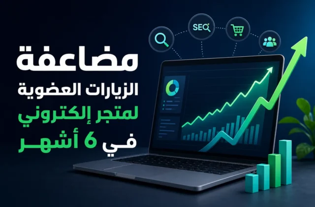 مضاعفة الزيارات العضوية لمتجر إلكتروني في 6 أشهر